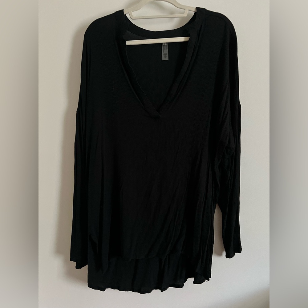 Gauzy rayon tunic top
